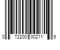 Barcode Image for UPC code 072200002719