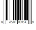 Barcode Image for UPC code 072200003549