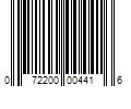 Barcode Image for UPC code 072200004416