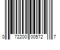 Barcode Image for UPC code 072200005727