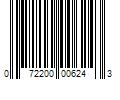 Barcode Image for UPC code 072200006243