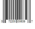 Barcode Image for UPC code 072200006397