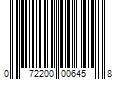 Barcode Image for UPC code 072200006458