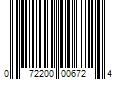 Barcode Image for UPC code 072200006724