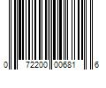 Barcode Image for UPC code 072200006816