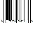 Barcode Image for UPC code 072200007219