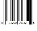 Barcode Image for UPC code 072200007325