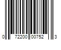 Barcode Image for UPC code 072200007523