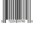 Barcode Image for UPC code 072200007608