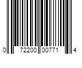 Barcode Image for UPC code 072200007714. Product Name: 