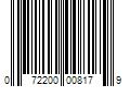 Barcode Image for UPC code 072200008179