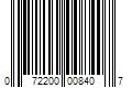 Barcode Image for UPC code 072200008407