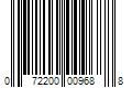 Barcode Image for UPC code 072200009688