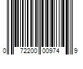 Barcode Image for UPC code 072200009749