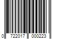 Barcode Image for UPC code 0722017000223