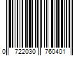 Barcode Image for UPC code 0722030760401