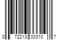 Barcode Image for UPC code 072213333107