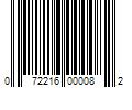 Barcode Image for UPC code 072216000082