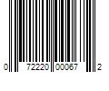 Barcode Image for UPC code 072220000672