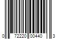 Barcode Image for UPC code 072220004403