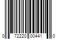 Barcode Image for UPC code 072220004410