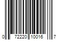 Barcode Image for UPC code 072220100167