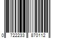 Barcode Image for UPC code 0722233870112