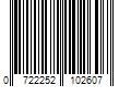 Barcode Image for UPC code 0722252102607