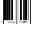 Barcode Image for UPC code 0722252203106