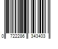 Barcode Image for UPC code 0722286343403