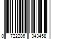 Barcode Image for UPC code 0722286343458