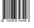 Barcode Image for UPC code 0722286343496