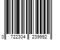 Barcode Image for UPC code 0722304239992