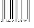 Barcode Image for UPC code 0722304275716