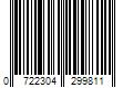 Barcode Image for UPC code 0722304299811