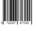 Barcode Image for UPC code 0722337817020