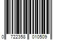 Barcode Image for UPC code 0722358010509