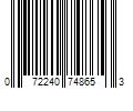 Barcode Image for UPC code 072240748653