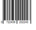 Barcode Image for UPC code 0722439202243