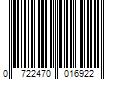 Barcode Image for UPC code 0722470016922