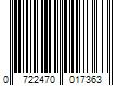 Barcode Image for UPC code 0722470017363