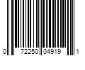 Barcode Image for UPC code 072250049191