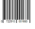 Barcode Image for UPC code 0722510001680