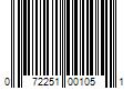 Barcode Image for UPC code 072251001051