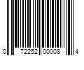 Barcode Image for UPC code 072252000084