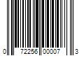 Barcode Image for UPC code 072256000073