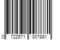 Barcode Image for UPC code 0722571007881