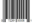 Barcode Image for UPC code 072261000051