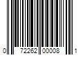 Barcode Image for UPC code 072262000081