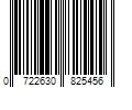 Barcode Image for UPC code 0722630825456